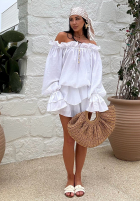 Spódnico-spodenki La Milla Spring Is In The Air białe