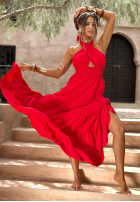 Kleid na ramiączkach Latino Princess Rot