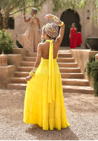 Kleid na ramiączkach Latino Princess Bananengelb