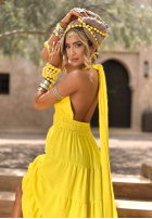 Kleid na ramiączkach Latino Princess Bananengelb