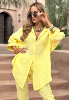 Lniana Hemd Sun Symphony Bananengelb
