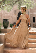 Kleid na ramiączkach Latino Princess Beige