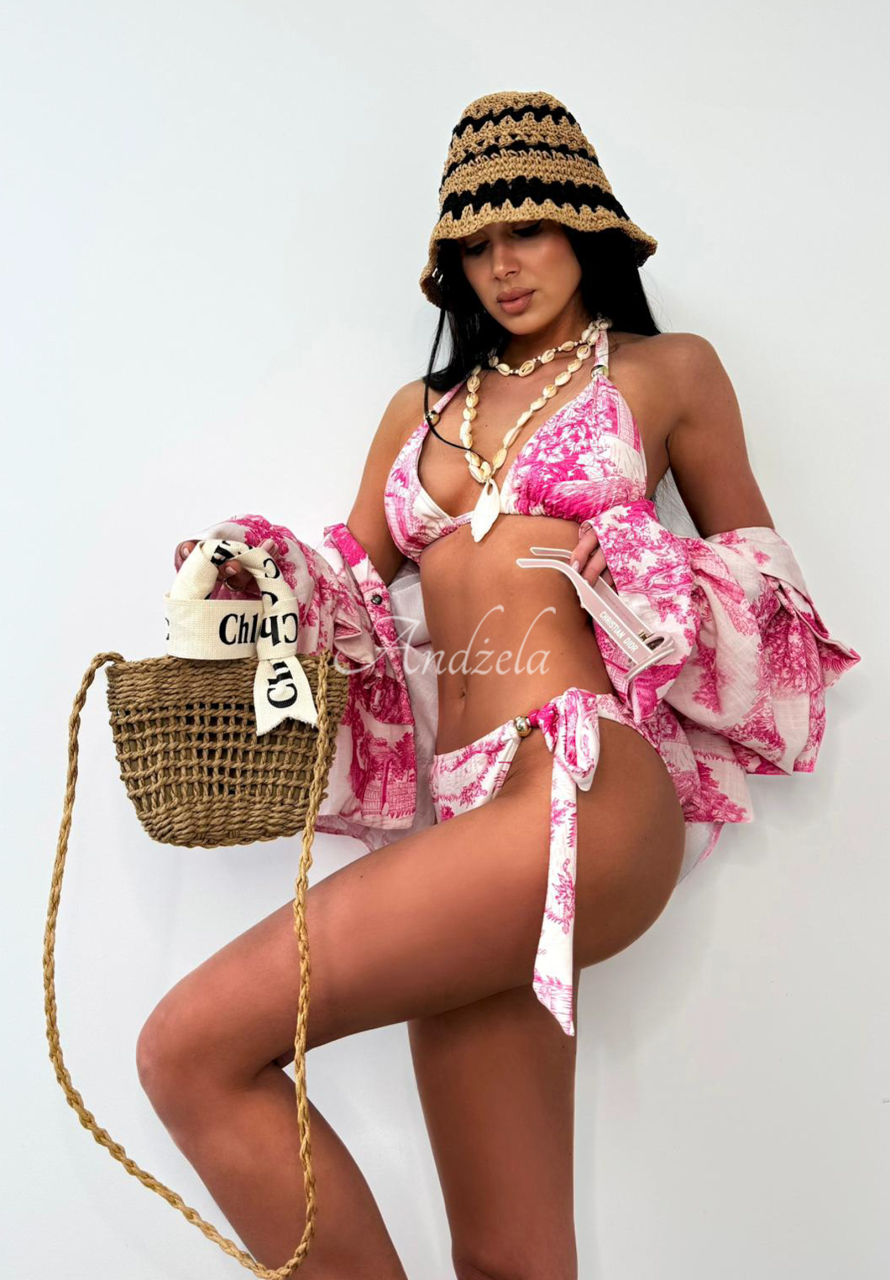Zweiteiliger gemusterter Badeanzug La Milla Dreamy Places Rosa