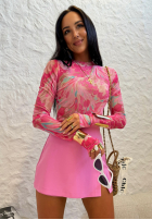 Bluse Mit Muster La Milla Pink Dream Rosa