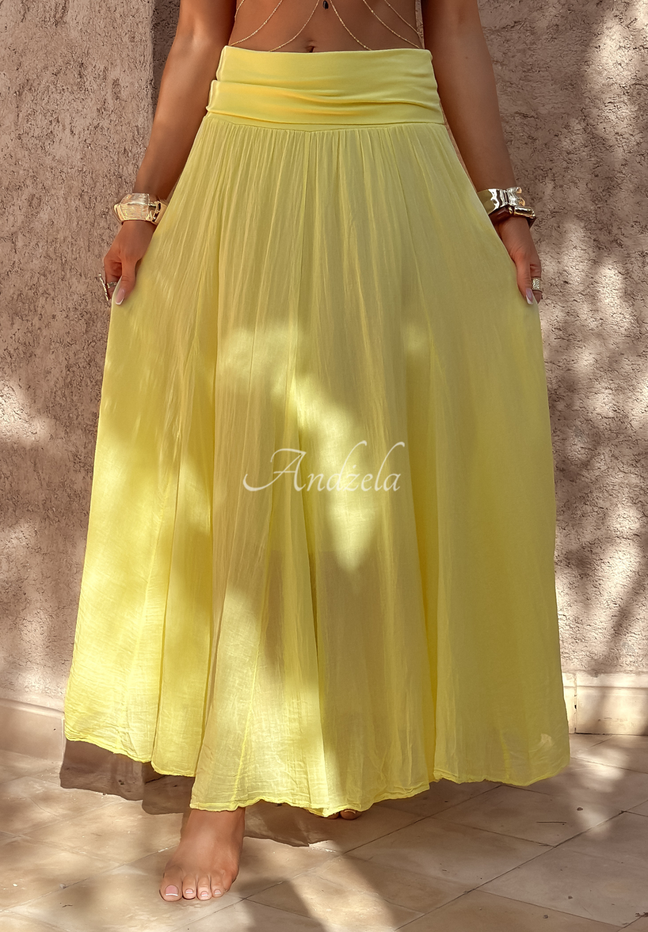 Volcano Vibes skirt yellow