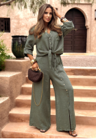 Lniana Hemd Summer Life Khaki