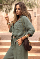 Lniana Hemd Summer Life Khaki