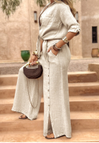 Lniana Hemd Summer Life Beige