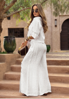 Lniana spódnica So Much Sun biała