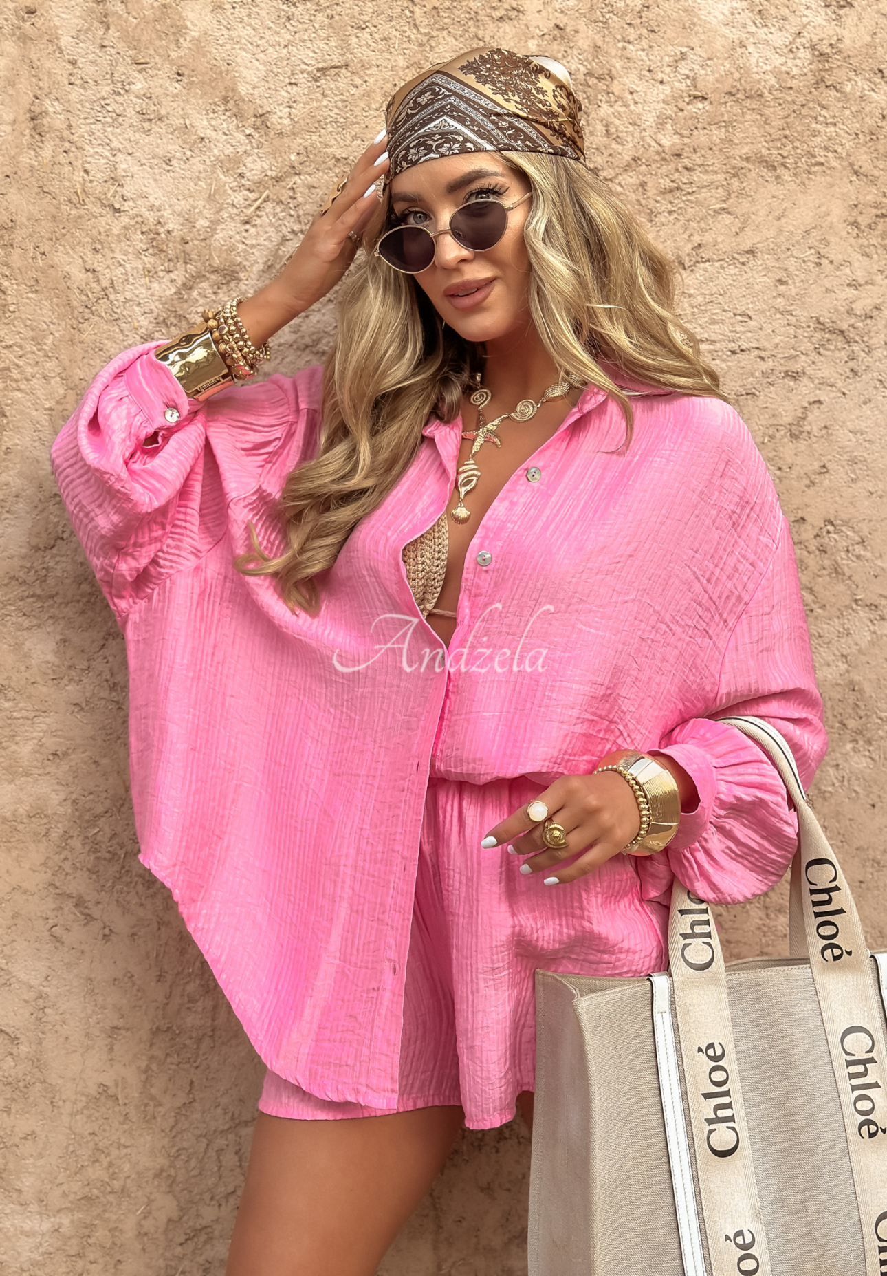 Musselin-Hemd Forever Holidays Rosa