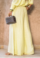 Material Hose wide leg Forever June Bananengelb