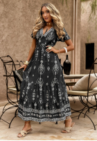 Kleid Mit Muster Pacific Relief Dunkelblau