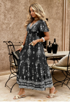 Kleid Mit Muster Pacific Relief Dunkelblau