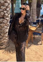 Koronkowe Hose La Milla Lace Elegance Schwarz