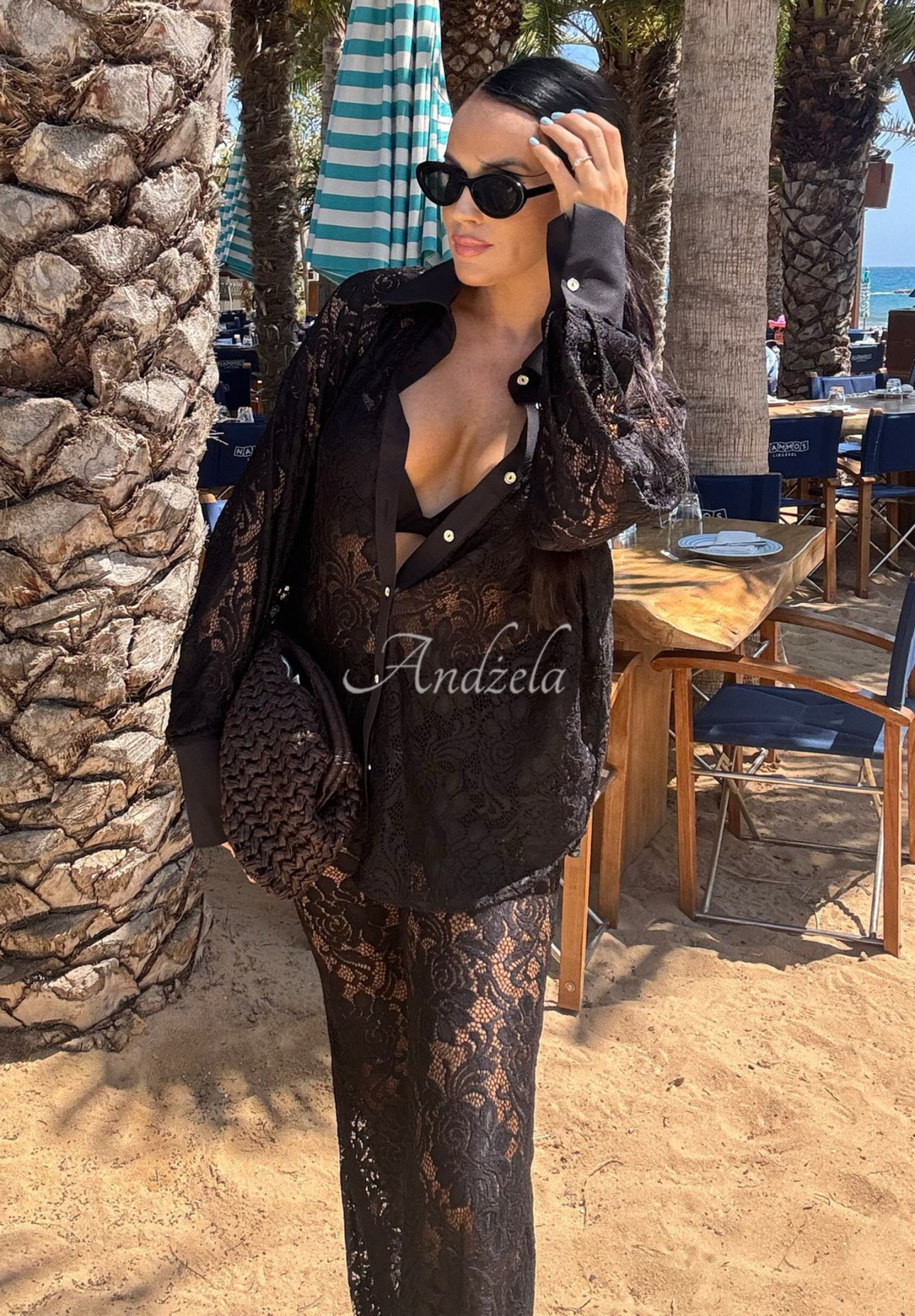 Hose mit Spitze La Milla Lace Elegance Schwarz