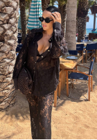 Koronkowe Hose La Milla Lace Elegance Schwarz