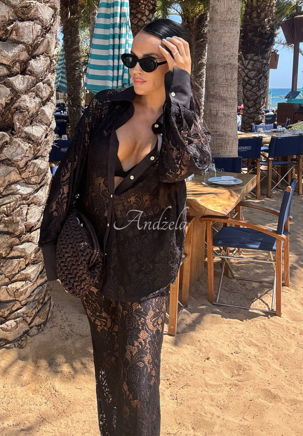 Hose mit Spitze La Milla Lace Elegance Schwarz