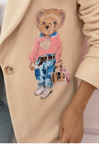 Blazer z misiem Bear Delight ciemnobeżowa