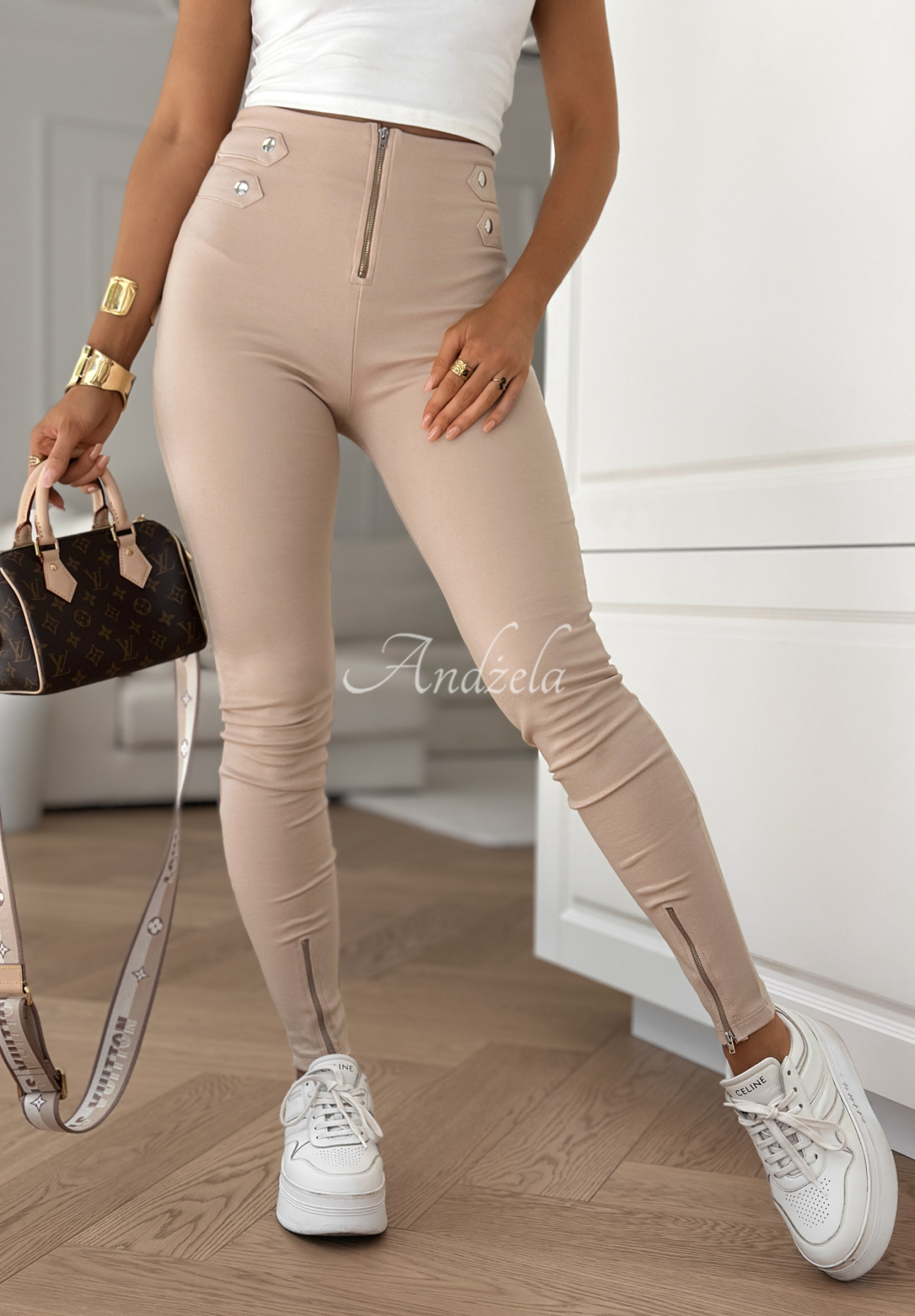 Leggings mit Reißverschlüssen But I Am Beige
