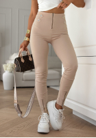 Leggings z suwakami But I Am Beige