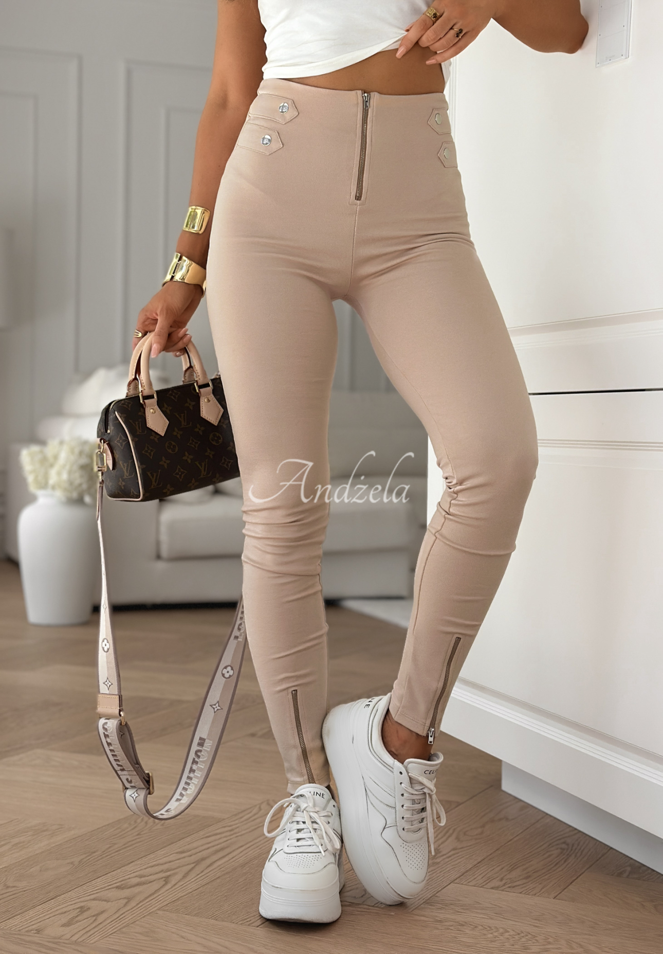 Leggings mit Reißverschlüssen But I Am Beige