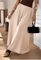 Material Hose wide leg Place For You Beige