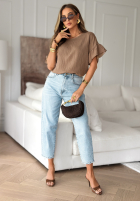 Bluse oversize Memories Are Forever Schokoladenbraun