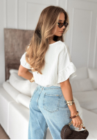Bluse oversize Memories Are Forever Weiß