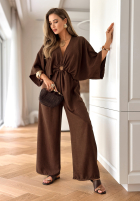 Kleid maxi Sun Symphony Schokoladenbraun