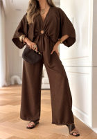 Kleid maxi Sun Symphony Schokoladenbraun