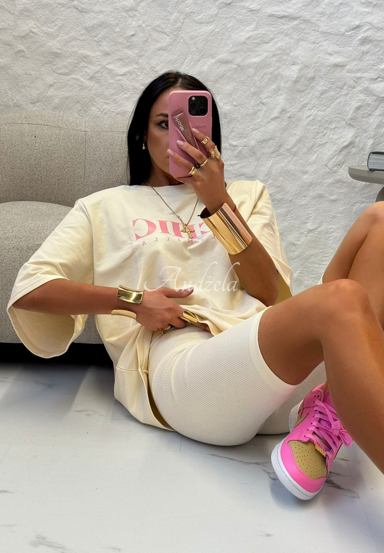 Radlershorts La Milla Love Paris Weiß