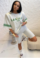 T-Shirt z nadrukiem La Milla Love Paris Grau