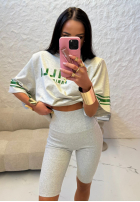 T-Shirt z nadrukiem La Milla Love Paris Grau