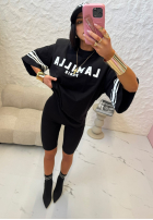 T-Shirt z nadrukiem La Milla Love Paris Schwarz