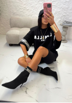 T-Shirt z nadrukiem La Milla Love Paris Schwarz