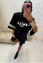 T-Shirt z nadrukiem La Milla Love Paris Schwarz