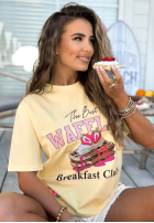 T-Shirt z nadrukiem MC The Best Waffles Bananengelb