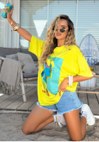 T-Shirt z nadrukiem MC Futuristic Limette