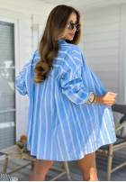 Set Hemd i krótkie spodenki w paski Summer Stripes Himmelblau