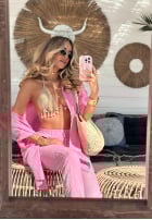 Lniana Shirt Sun Symphony in pink