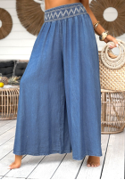 Hose wide leg Extremely Welcome Blau