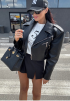 Skórzana Bikerjacke La Milla Really Notice Schwarz