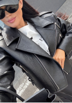 Skórzana Bikerjacke La Milla Really Notice Schwarz