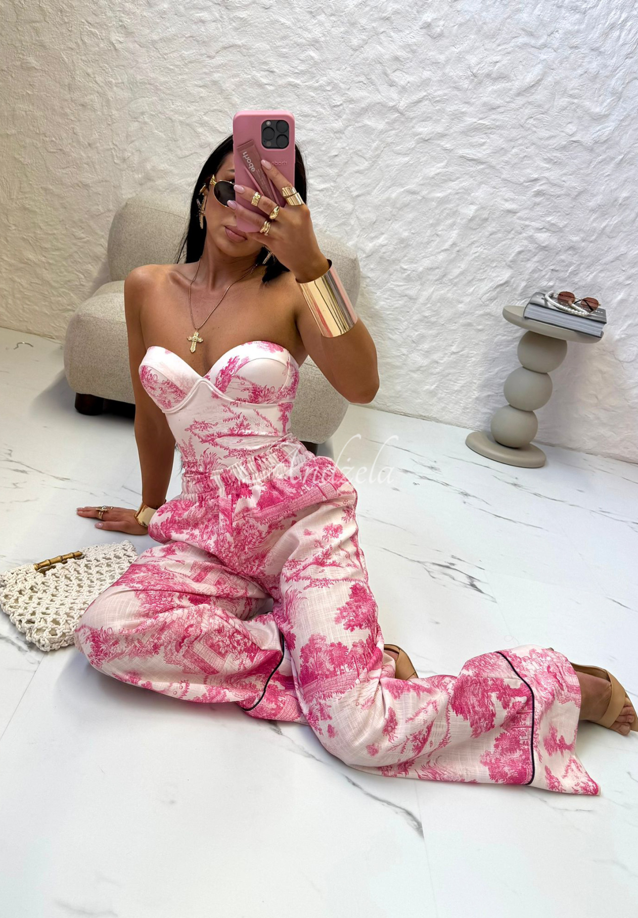 Body Gemusterter Badeanzug La Milla Dreamy Places Rosa