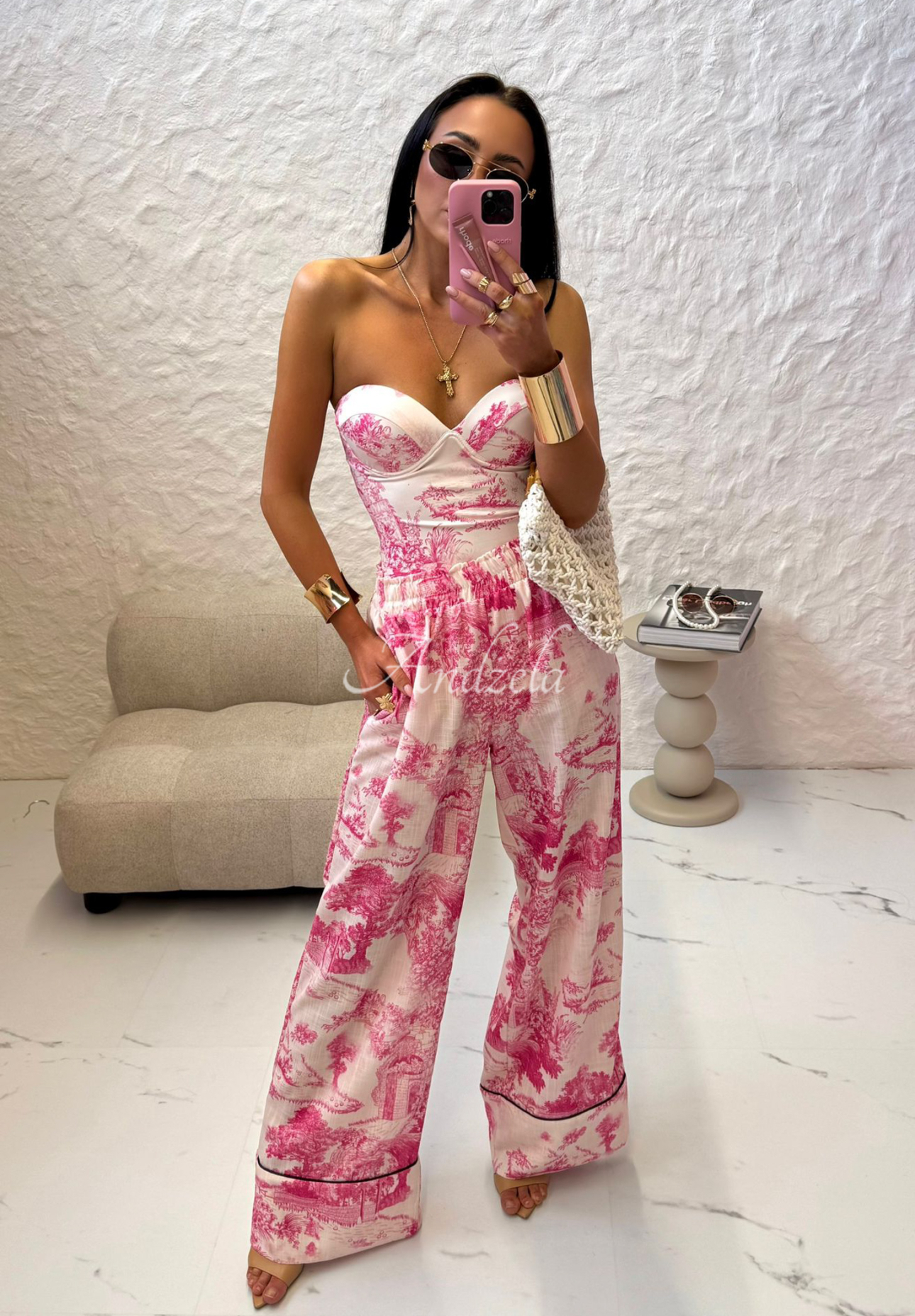 Body Gemusterter Badeanzug La Milla Dreamy Places Rosa