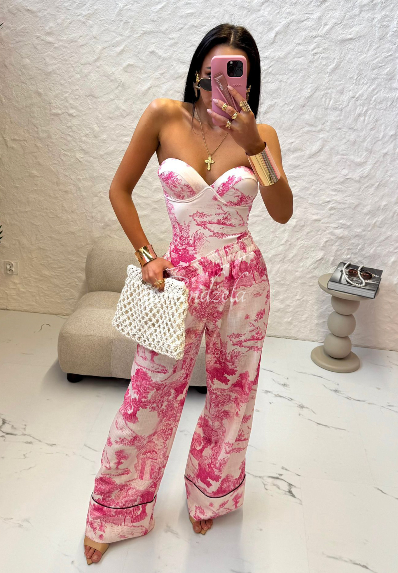 Body Gemusterter Badeanzug La Milla Dreamy Places Rosa