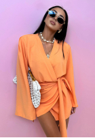 Jumpsuit z paskiem La Milla Welcome Back Orange