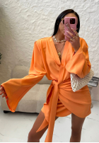 Jumpsuit z paskiem La Milla Welcome Back Orange