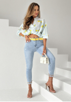 Hose Jeans skinny Used To Each Other Hellblau