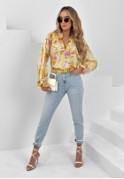 Hose Jeans Life With Somebody Hellblau